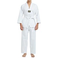 CSG - White V Ribbed Taekwondo Dobok/Uniform