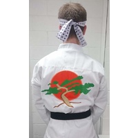Karate Kid Daniel San Costume - With Bonsai Embroidery