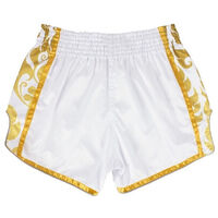 FAIRTEX - Glory White Muay Thai Shorts (BSG2) - Extra Small
