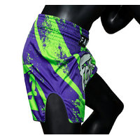 FAIRTEX - Street King Muay Thai Shorts - Green/Purple (BS1928) - Small