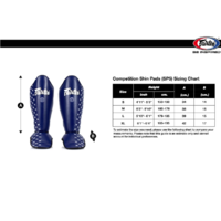 FAIRTEX - Competition Shin Guards - BLACK (SP5) - Extra Large 