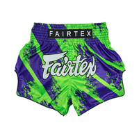 FAIRTEX - Street King Muay Thai Shorts - Green/Purple (BS1928)