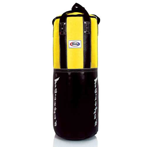 FAIRTEX - 100cm Extra Large Heavy Bag/Unfilled (HB3) - Black/Yellow