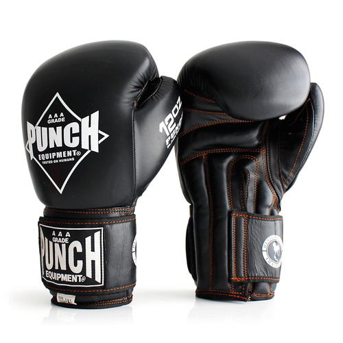 PUNCH - Black Diamond Thai Boxing Gloves - 16oz