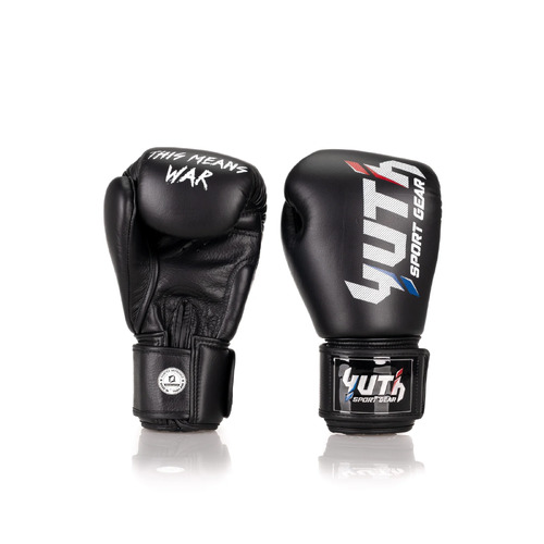 YUTH - Sport Line Boxing Gloves - Black/12oz