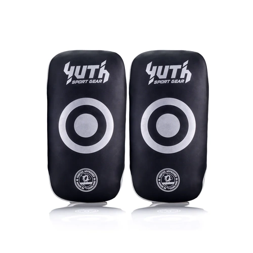 YUTH - Kids Thai Pads - Black/Silver