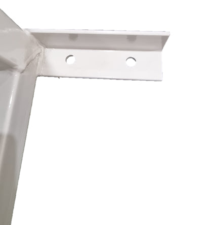 Metal bracket on a white background