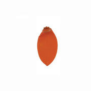 Orange speed ball bladder on a white background