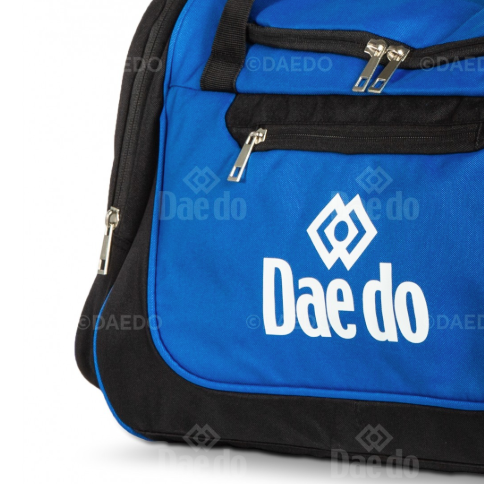 Blue and black bag with 'Daedo' logo on a white background
