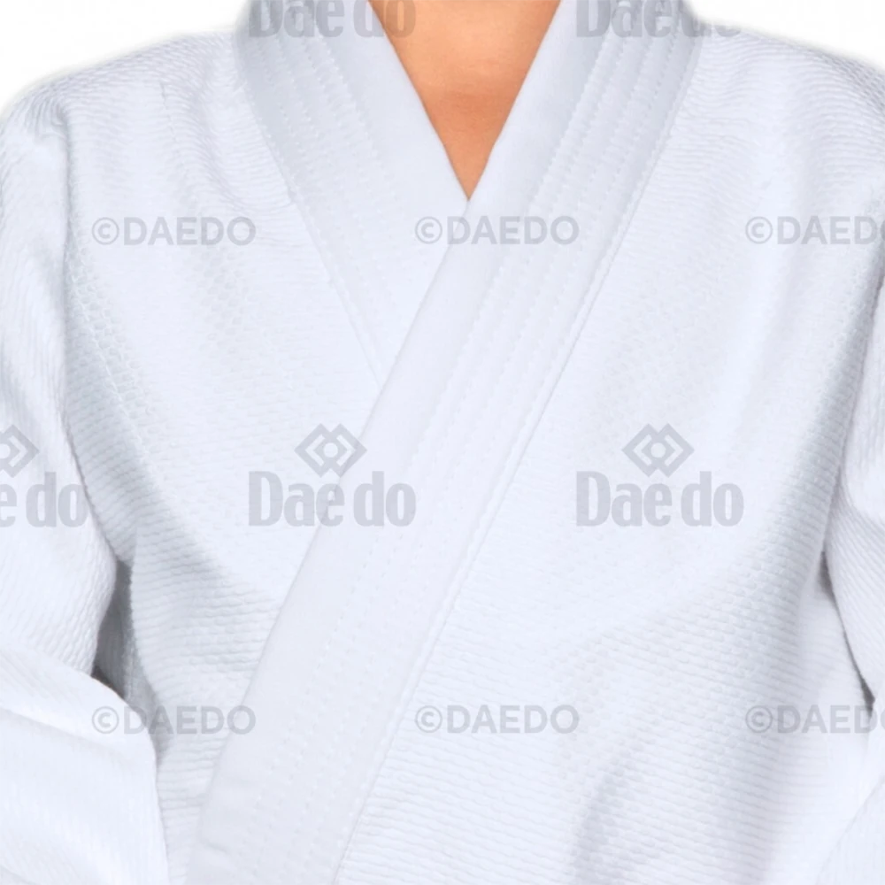 White gi top with 'Daedo' branding on a white background