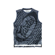 Sleeveless Fairtex tank top with a blurry pattern on a white background