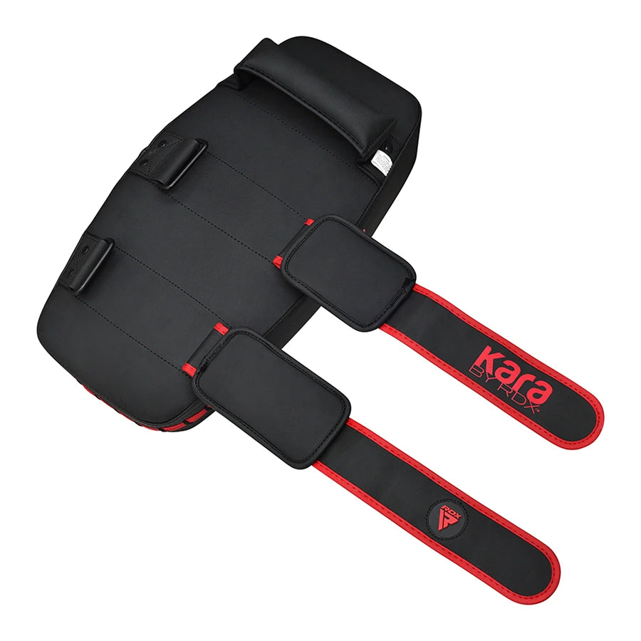Black and red thai pad with 'Kara' branding on a white background