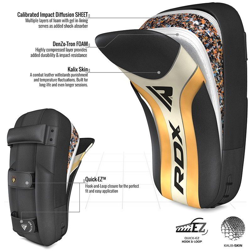 RDX Thai pad with detailed features and text on a white background