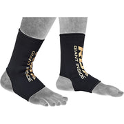Black ankle support sleeves with 'Giant Inside' branding on a white background