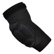 Black elbow pad on a white background