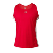 Red Sting boxing tank top with a brand logo on a white background