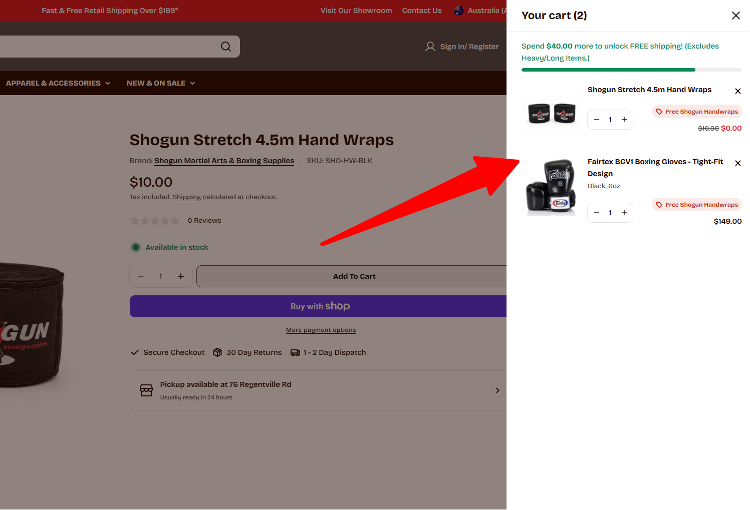Shogun Martial Arts & Boxing Supplies
