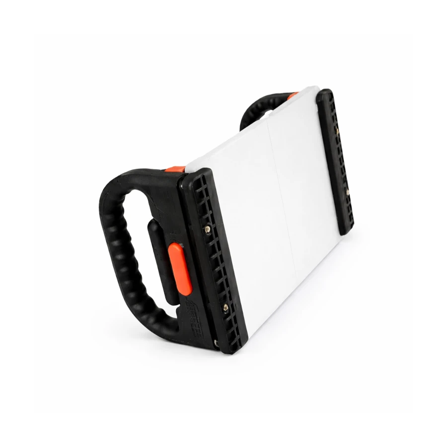 Plastic breaking board holders with on a white background