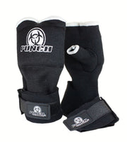 Black boxing quick wraps with white accents and 'Punch' branding on a white background