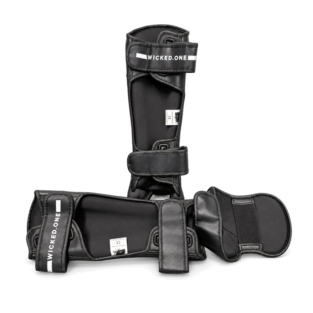 Wicked One Raw Shin Guards