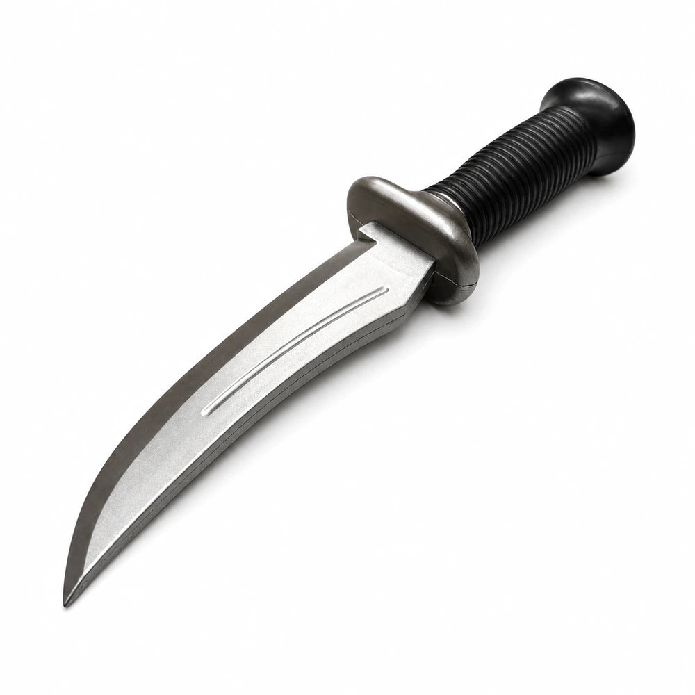 Curved Rubber Training Knife
