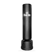 Black punching bag with 'Daedo' logo on a white background