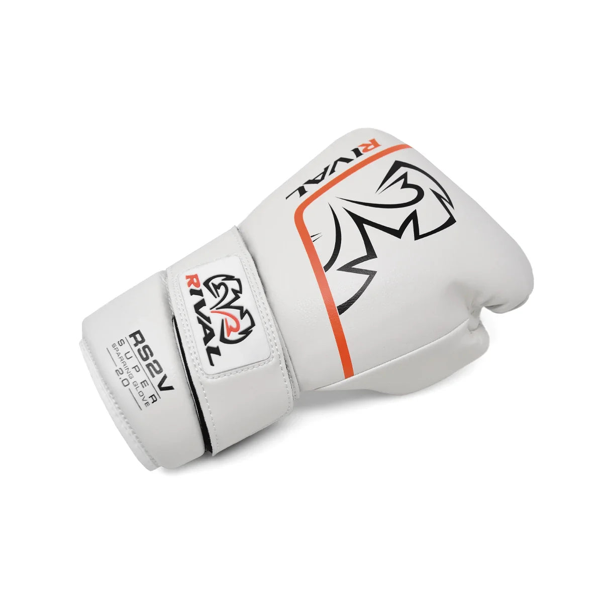 White boxing glove with Rival logo on a white background