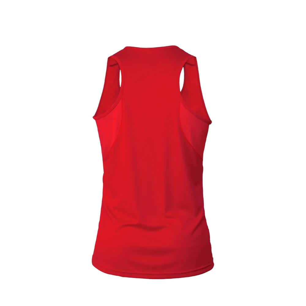 Red Sting boxing tank top on a white background